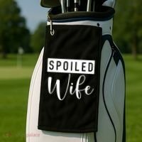 Spoiled Wife Golf Towel thumb 2