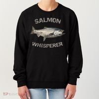 Salmon Whisperer Salmon Fishing Women's Sweatshirt thumb 0