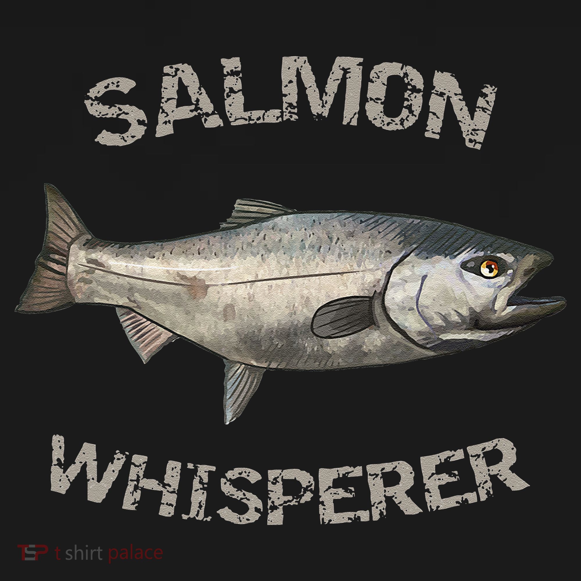 Salmon Whisperer Salmon Fishing Sweatshirt