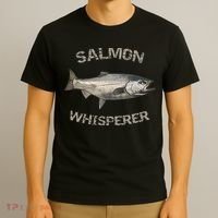 Salmon Whisperer Salmon Fishing T-Shirt thumb 3