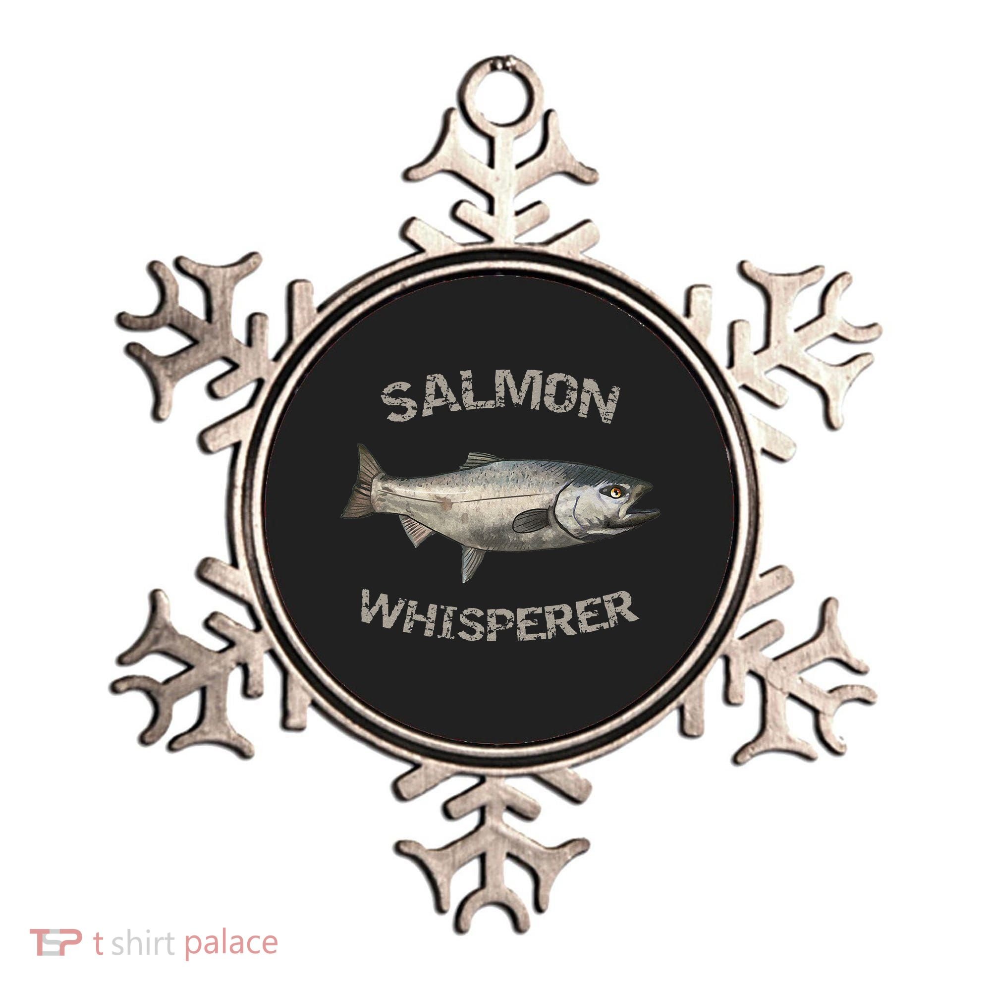 Salmon Whisperer Salmon Fishing Ornament