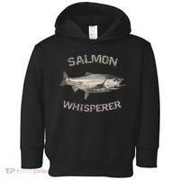 Salmon Whisperer Salmon Fishing Toddler Hoodie thumb 0