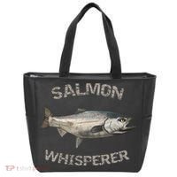 Salmon Whisperer Salmon Fishing Tote Bag thumb 0