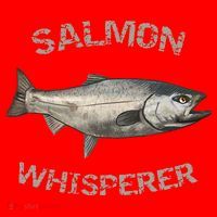 Salmon Whisperer Salmon Fishing Santa Hat thumb 1