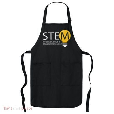 Stem Where Science & Imagination Meet Funny Design Apron