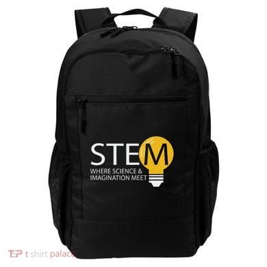 Stem Where Science & Imagination Meet Funny Design Backpack