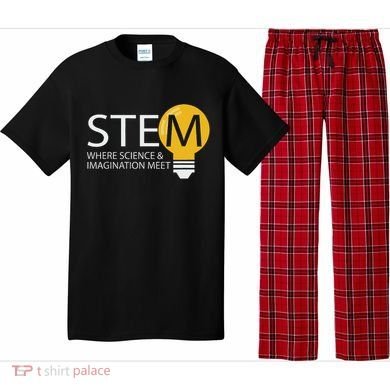 Stem Where Science & Imagination Meet Funny Design Pajama Set
