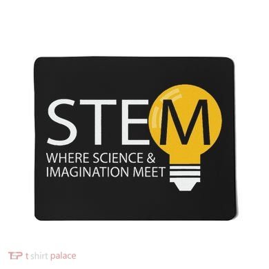 Stem Where Science & Imagination Meet Funny Design Mousepad