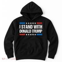 Stand With Trump Support Our President Donald Trump, Trump Indicted Hoodie thumb 0