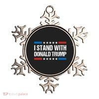 Stand With Trump Support Our President Donald Trump, Trump Indicted Ornament thumb 0