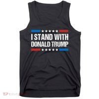 Stand With Trump Support Our President Donald Trump, Trump Indicted Tank Top thumb 0