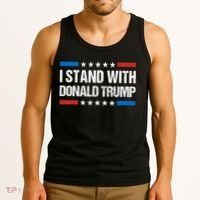 Stand With Trump Support Our President Donald Trump, Trump Indicted Tank Top thumb 3