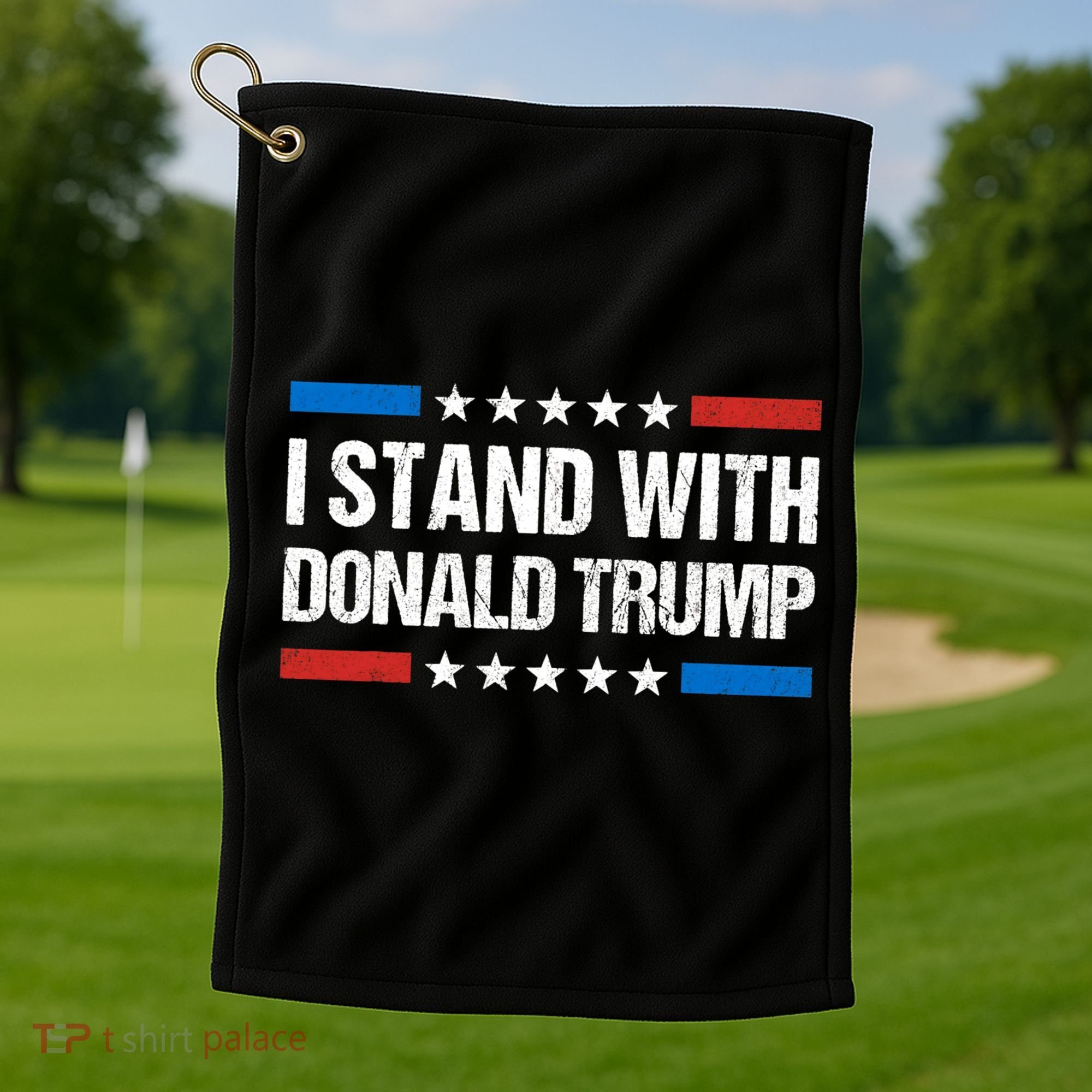 Stand With Trump Support Our President Donald Trump, Trump Indicted Golf Towel