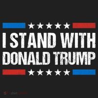 Stand With Trump Support Our President Donald Trump, Trump Indicted Golf Towel thumb 3