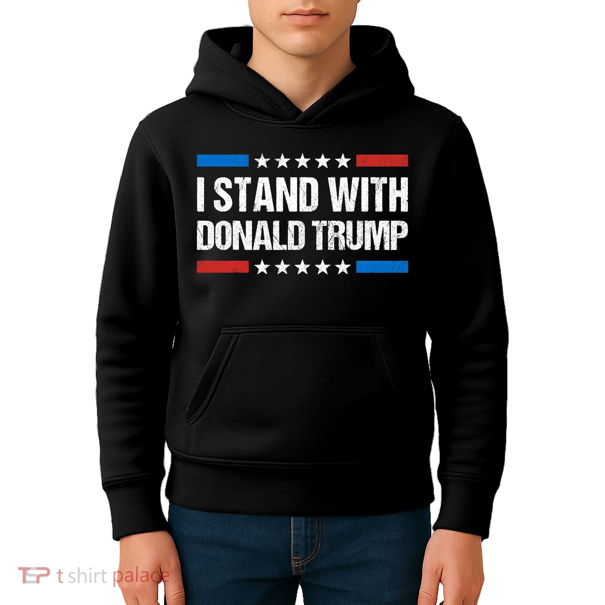 Stand With Trump Support Our President Donald Trump, Trump Indicted Kids Hoodie