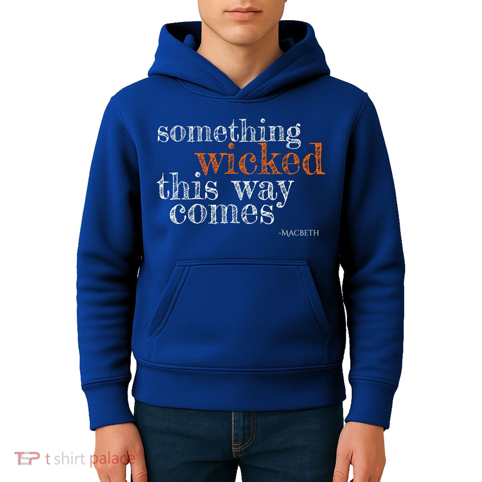 Something Wicked This Way Comes Shakespeare Halloween Meaningful Gift Kids Hoodie