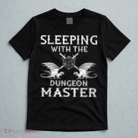 Sleeping With The Dungeon Dragons Master Funny Gamer RPG T-Shirt thumb 5