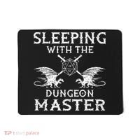 Sleeping With The Dungeon Dragons Master Funny Gamer RPG Mousepad thumb 0