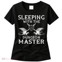 Sleeping With The Dungeon Dragons Master Funny Gamer RPG Women's T-Shirt thumb 0
