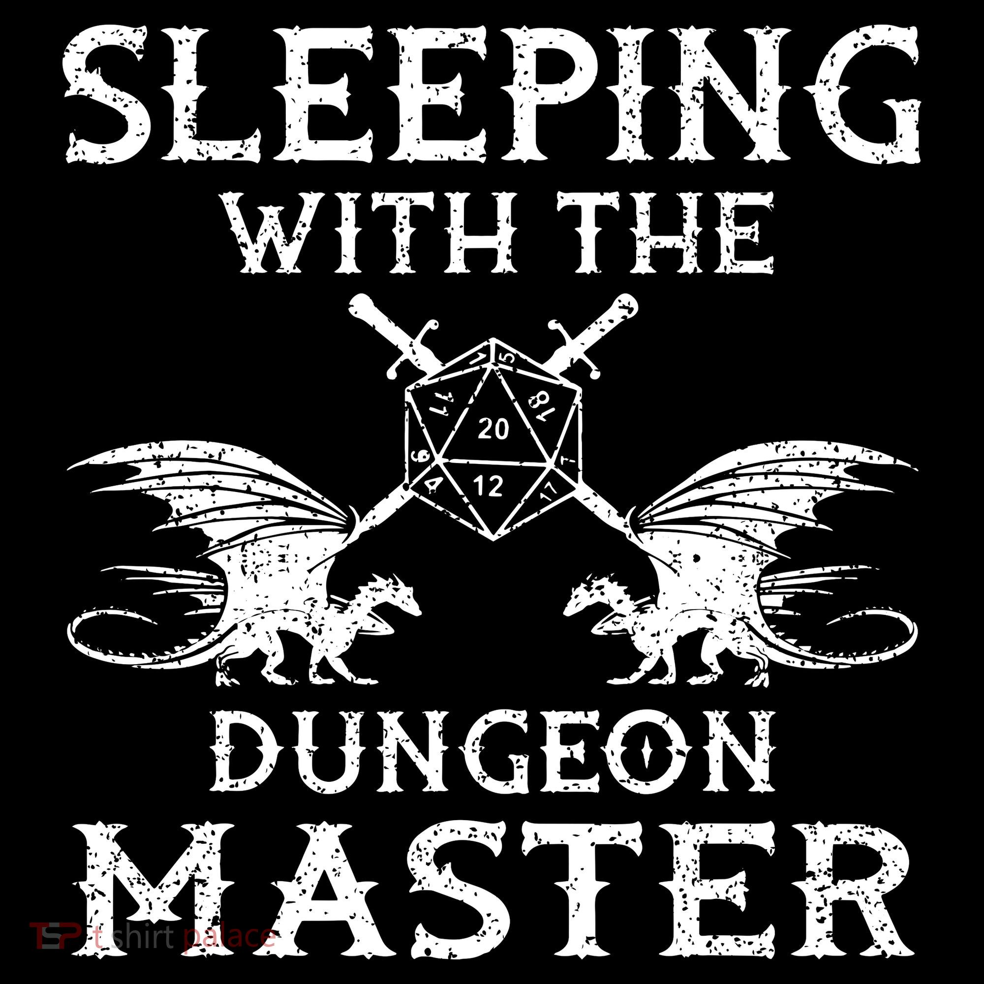 Sleeping With The Dungeon Dragons Master Funny Gamer RPG Kids Sweatshirt