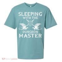 Sleeping With The Dungeon Dragons Master Funny Gamer RPG Sueded Cloud Jersey T-Shirt thumb 0