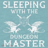 Sleeping With The Dungeon Dragons Master Funny Gamer RPG Sueded Cloud Jersey T-Shirt thumb 2