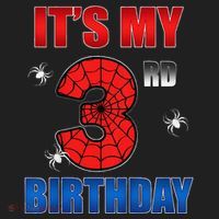 Spider Web Three 3 Years Old ItS My 3rd Birthday Boy Party Tumbler thumb 3