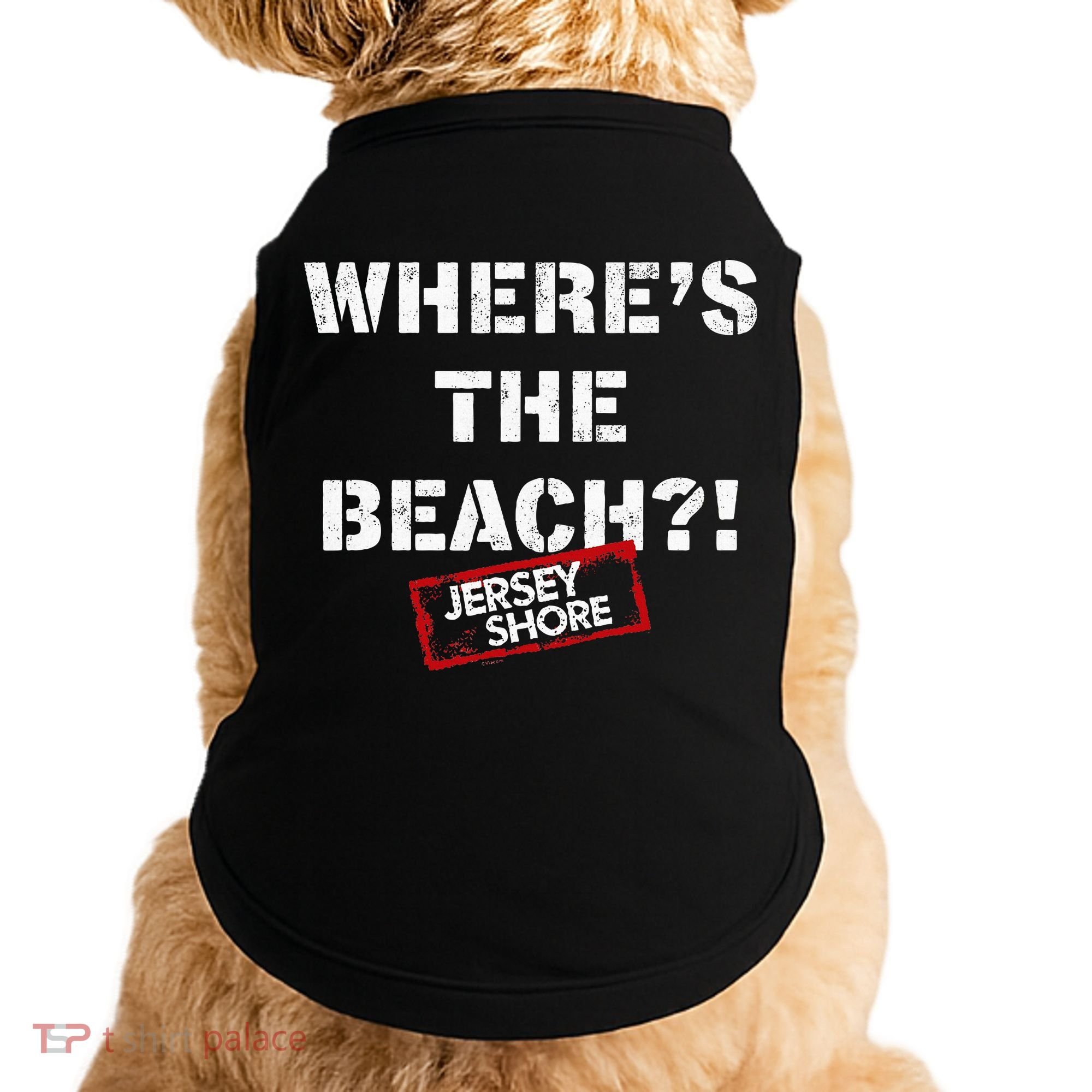 Shore Wheres The Beach Doggie Tank
