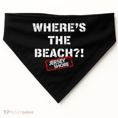 Shore Wheres The Beach USA-Made Doggie Bandana