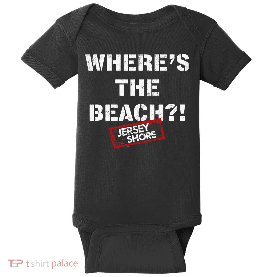 Shore Wheres The Beach Baby Bodysuit