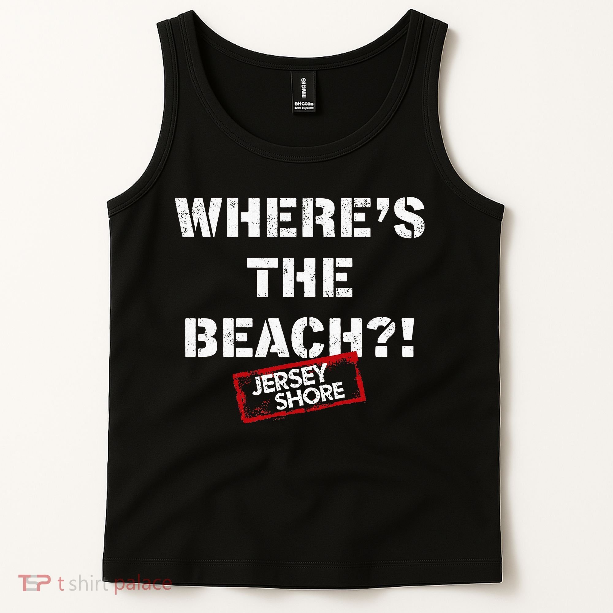 Shore Wheres The Beach Tank Top