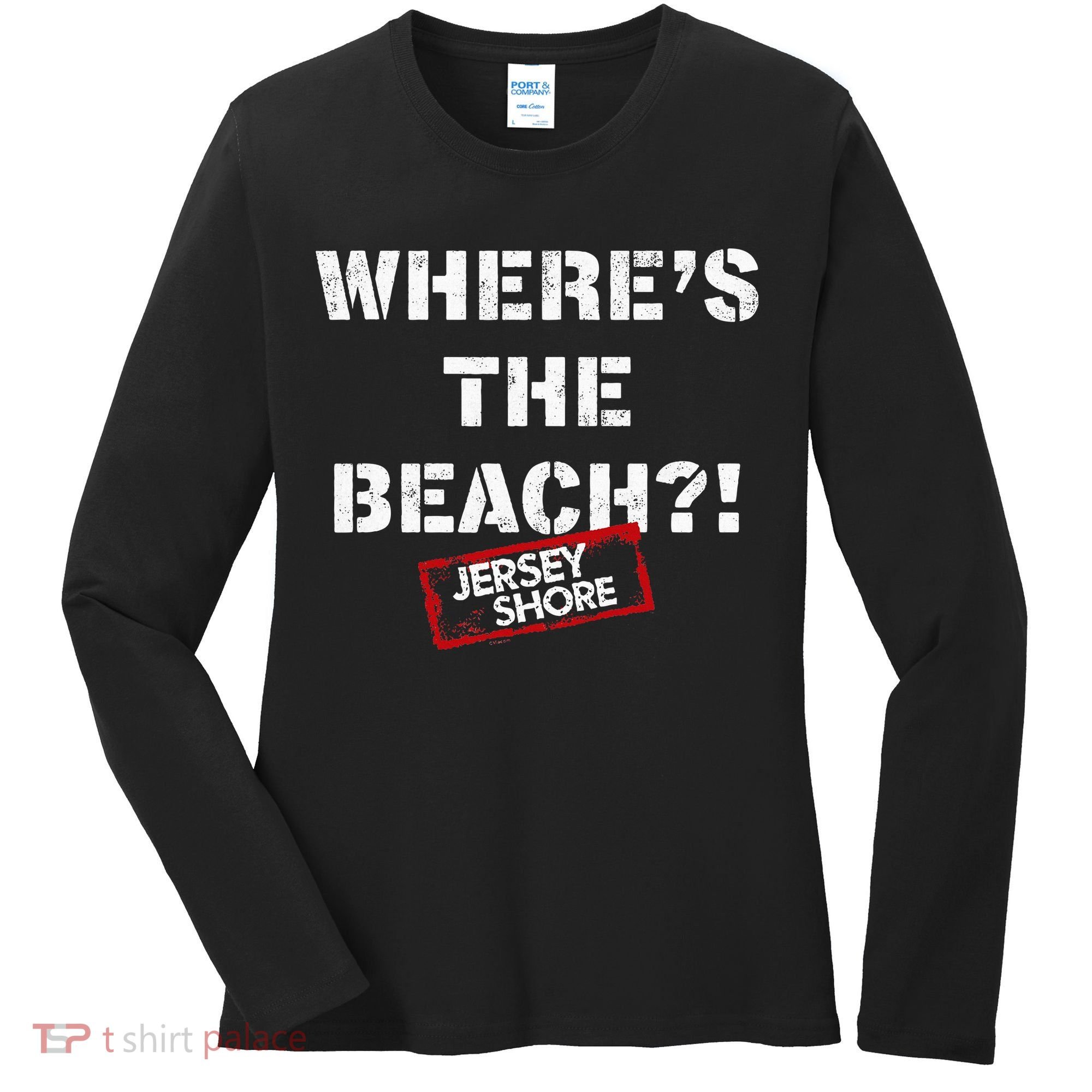 Shore Wheres The Beach Women's Long Sleeve Shirt