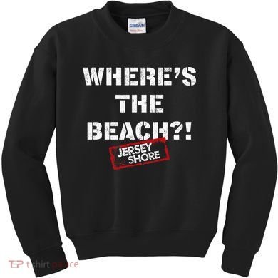Shore Wheres The Beach Kids Sweatshirt
