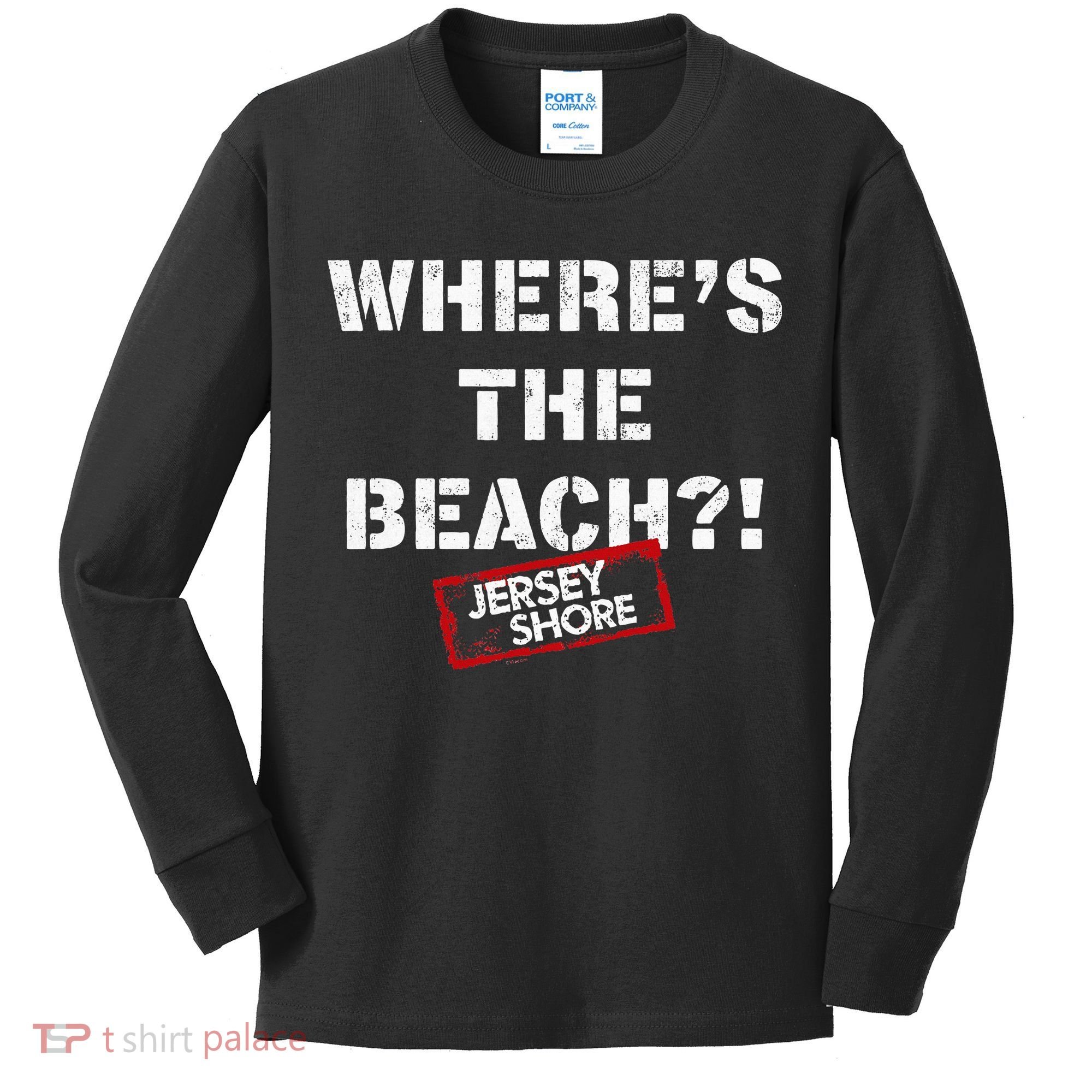 Shore Wheres The Beach Kids Long Sleeve Shirt