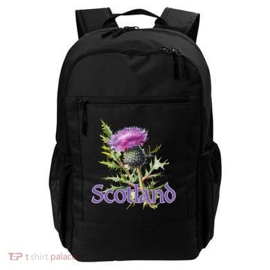 Scotland Watercolor Thistle Backpack