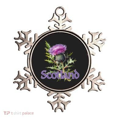 Scotland Watercolor Thistle Ornament