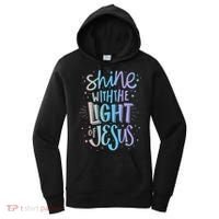 Shine with the Light of Jesus Proud Christian Women's Hoodie thumb 0