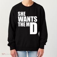 She Wants The Md Great Gift Funny Medical Doctor Student Great Gift Women's Sweatshirt thumb 0