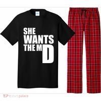 She Wants The Md Great Gift Funny Medical Doctor Student Great Gift Pajama Set thumb 0