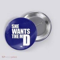 She Wants The Md Great Gift Funny Medical Doctor Student Great Gift Button thumb 0
