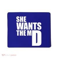 She Wants The Md Great Gift Funny Medical Doctor Student Great Gift Mousepad thumb 0