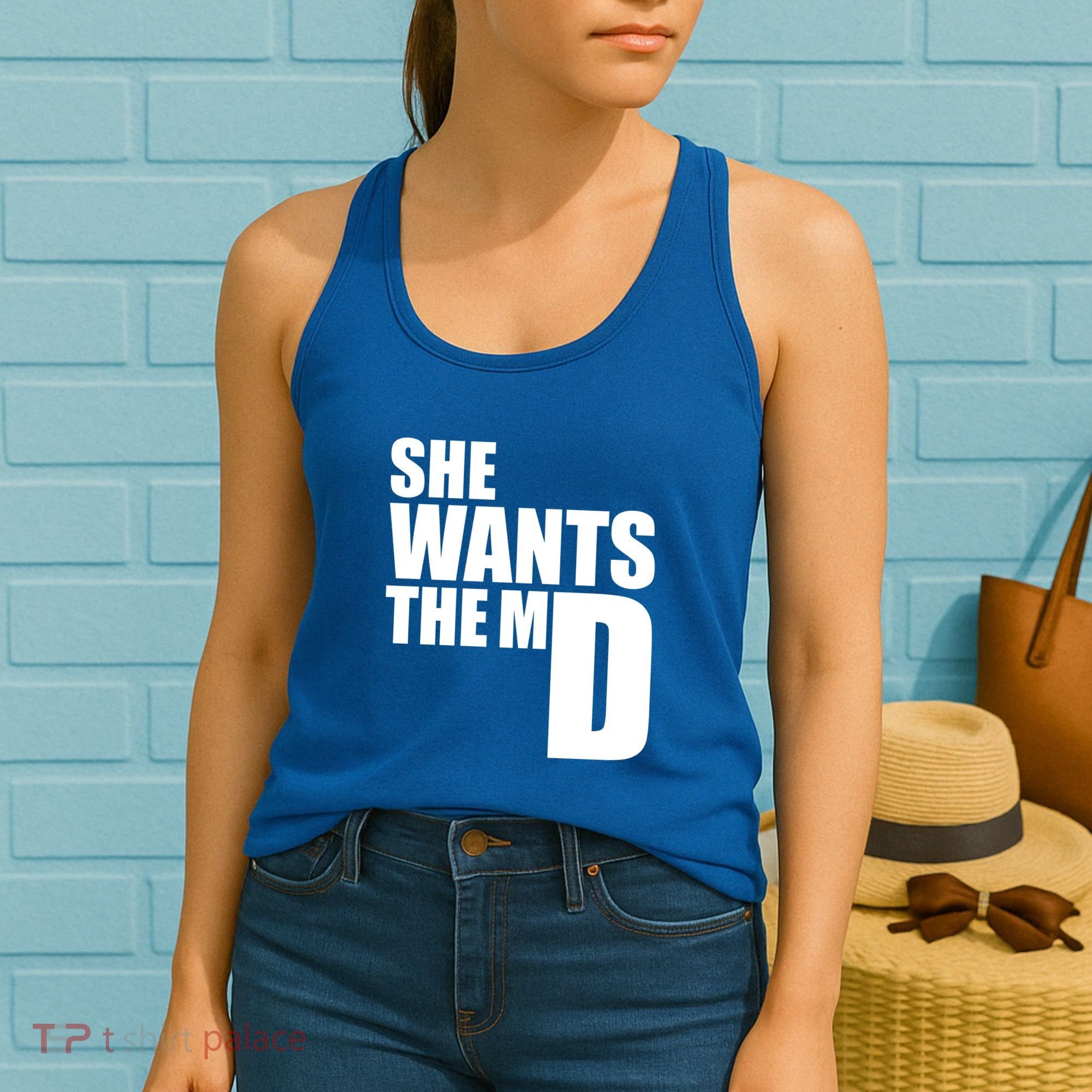 She Wants The Md Great Gift Funny Medical Doctor Student Great Gift Women's Tank Top