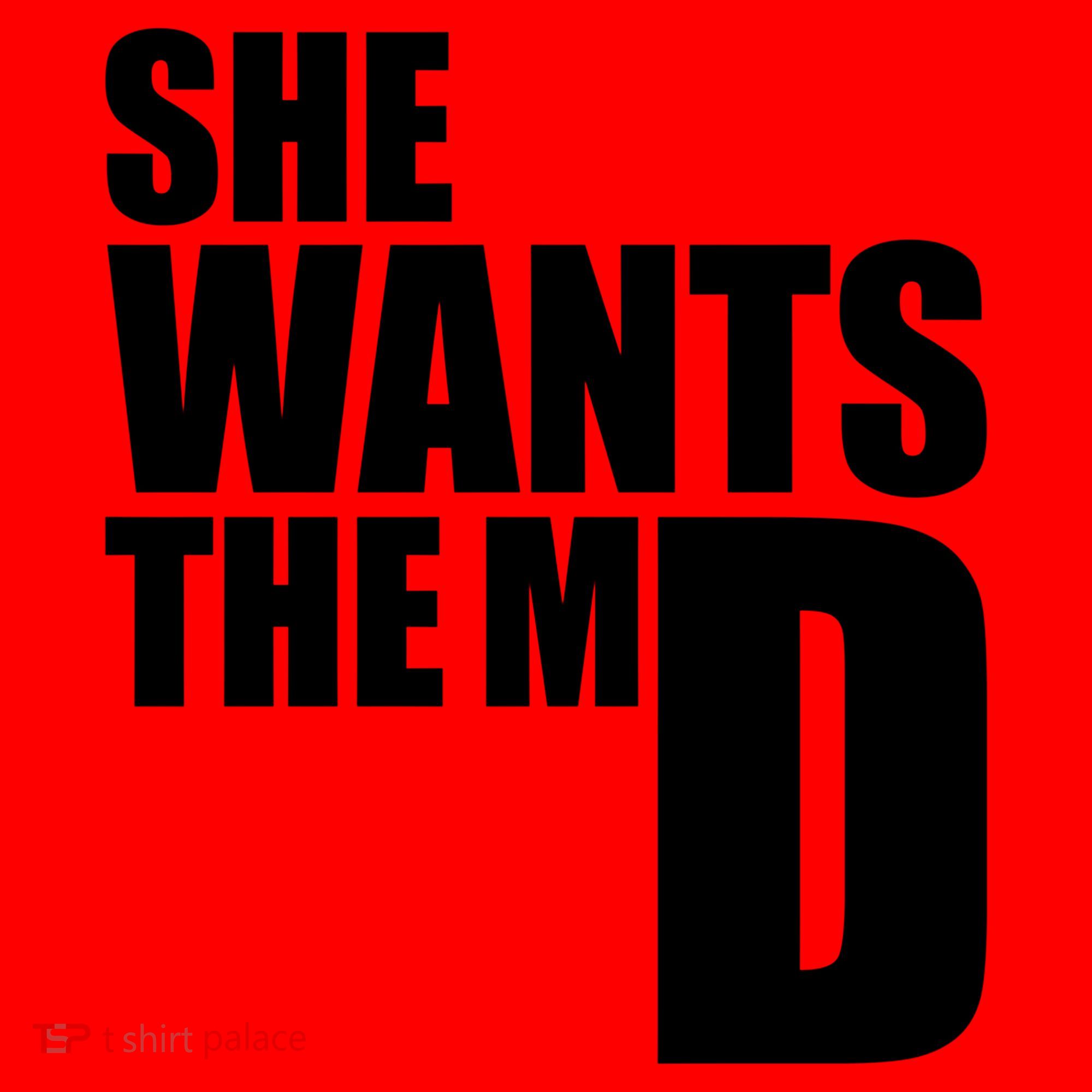 She Wants The Md Great Gift Funny Medical Doctor Student Great Gift Santa Hat