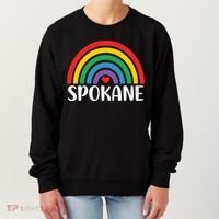 Spokane Washington Travel I Love Spokane Usa Cool Gift Women's Sweatshirt thumb 0