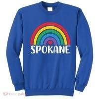 Spokane Washington Travel I Love Spokane Usa Cool Gift Sweatshirt thumb 0