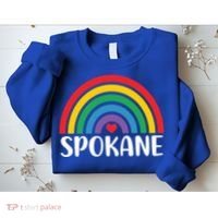 Spokane Washington Travel I Love Spokane Usa Cool Gift Sweatshirt thumb 2