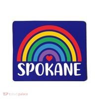 Spokane Washington Travel I Love Spokane Usa Cool Gift Mousepad thumb 0