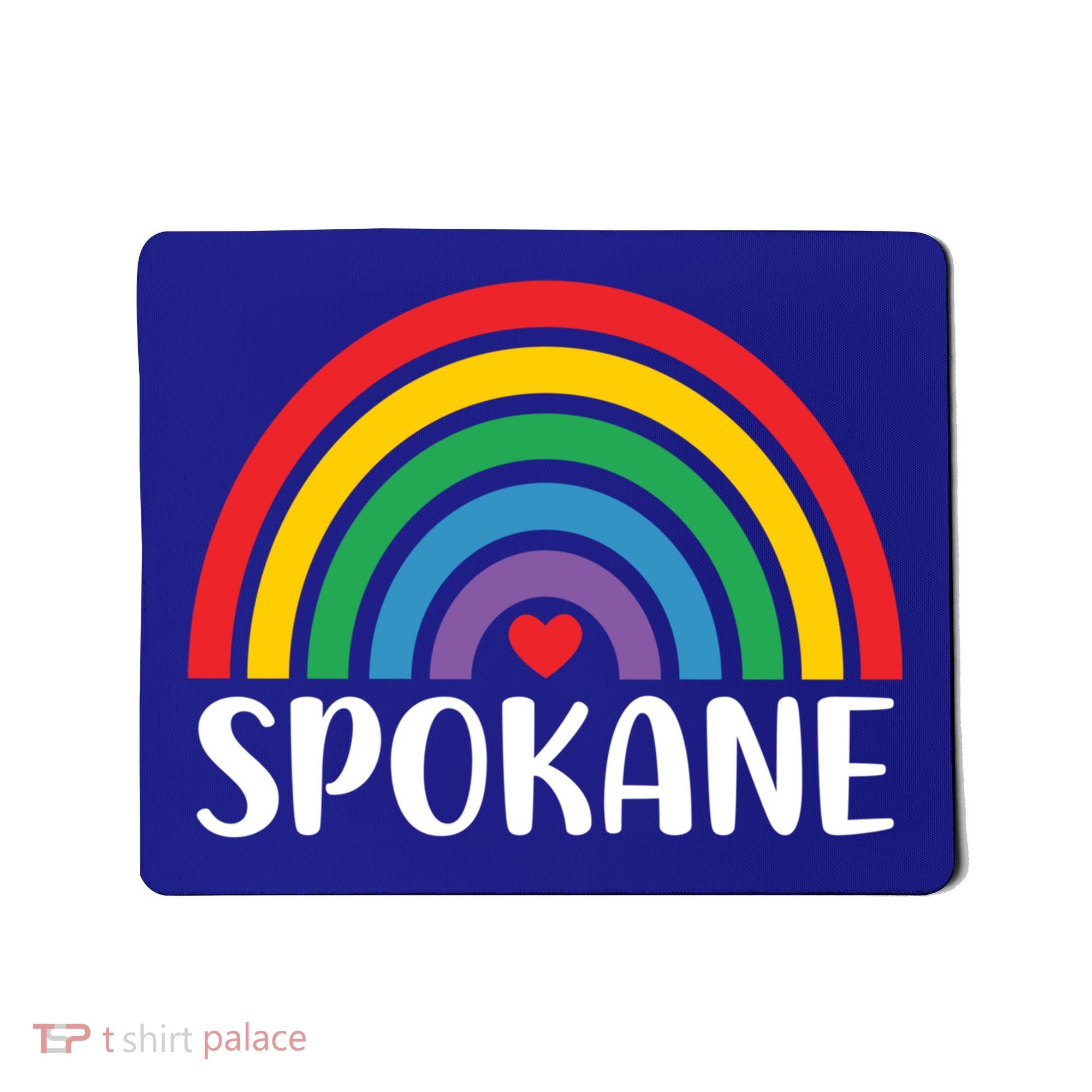Spokane Washington Travel I Love Spokane Usa Cool Gift Mousepad
