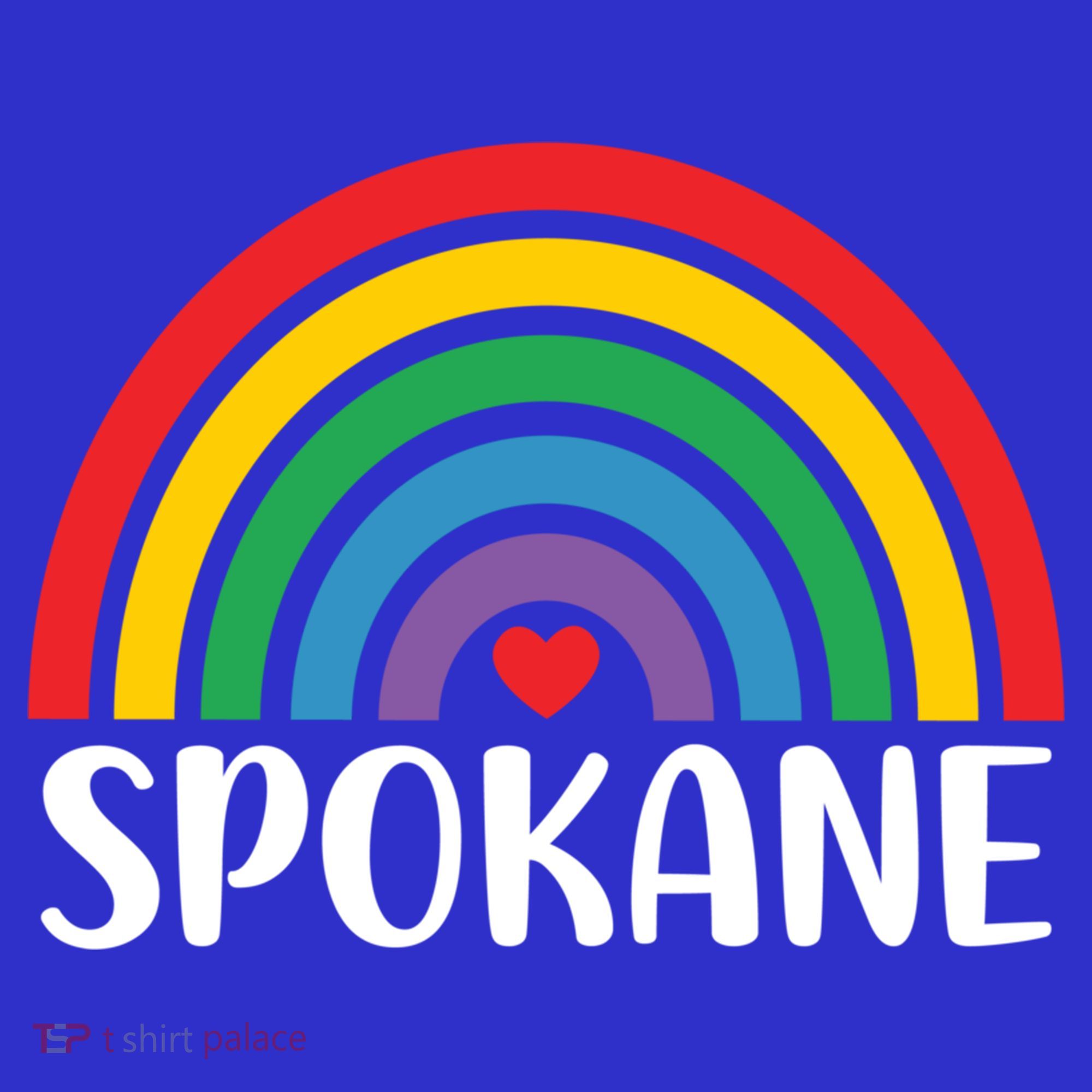 Spokane Washington Travel I Love Spokane Usa Cool Gift Women's Tank Top