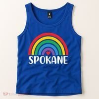 Spokane Washington Travel I Love Spokane Usa Cool Gift Tank Top thumb 2